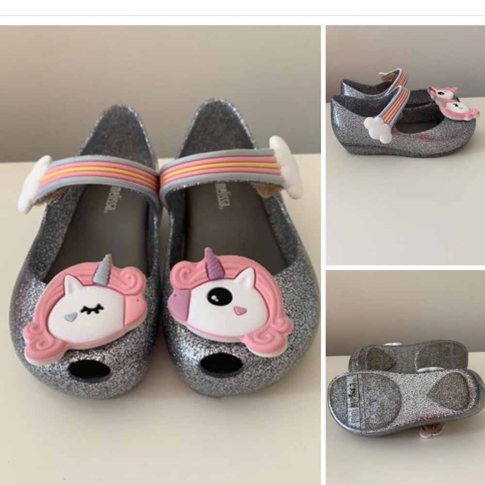 Toddler unicorn dress shoes
